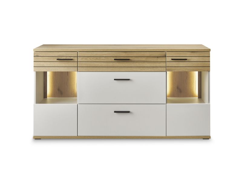 set one by Musterring Sideboard Quincy Lichtgrau grau |