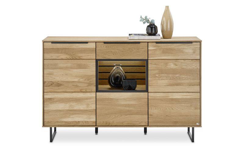 set one by Musterring Sideboard Jackson Massivholz natur |