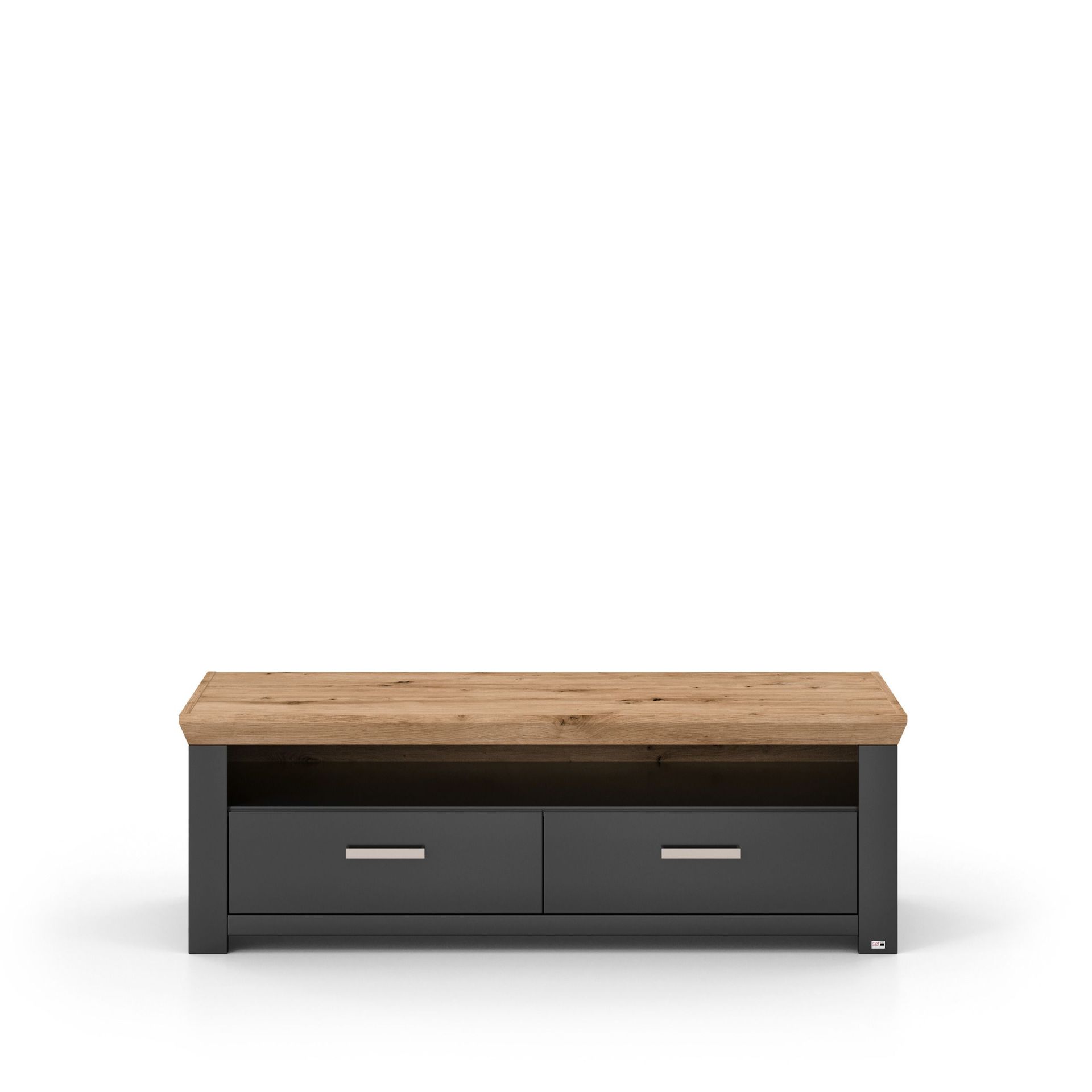 set one by Musterring Sideboard york - Wohnen Einzeltypen Graphite / Artisan-Eiche-Nachbildung grau |